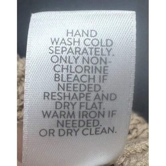 Pure Jill Elements Rose Blush Open Textured V Neck Sweater Small NEW Classic - Picture 6 of 8